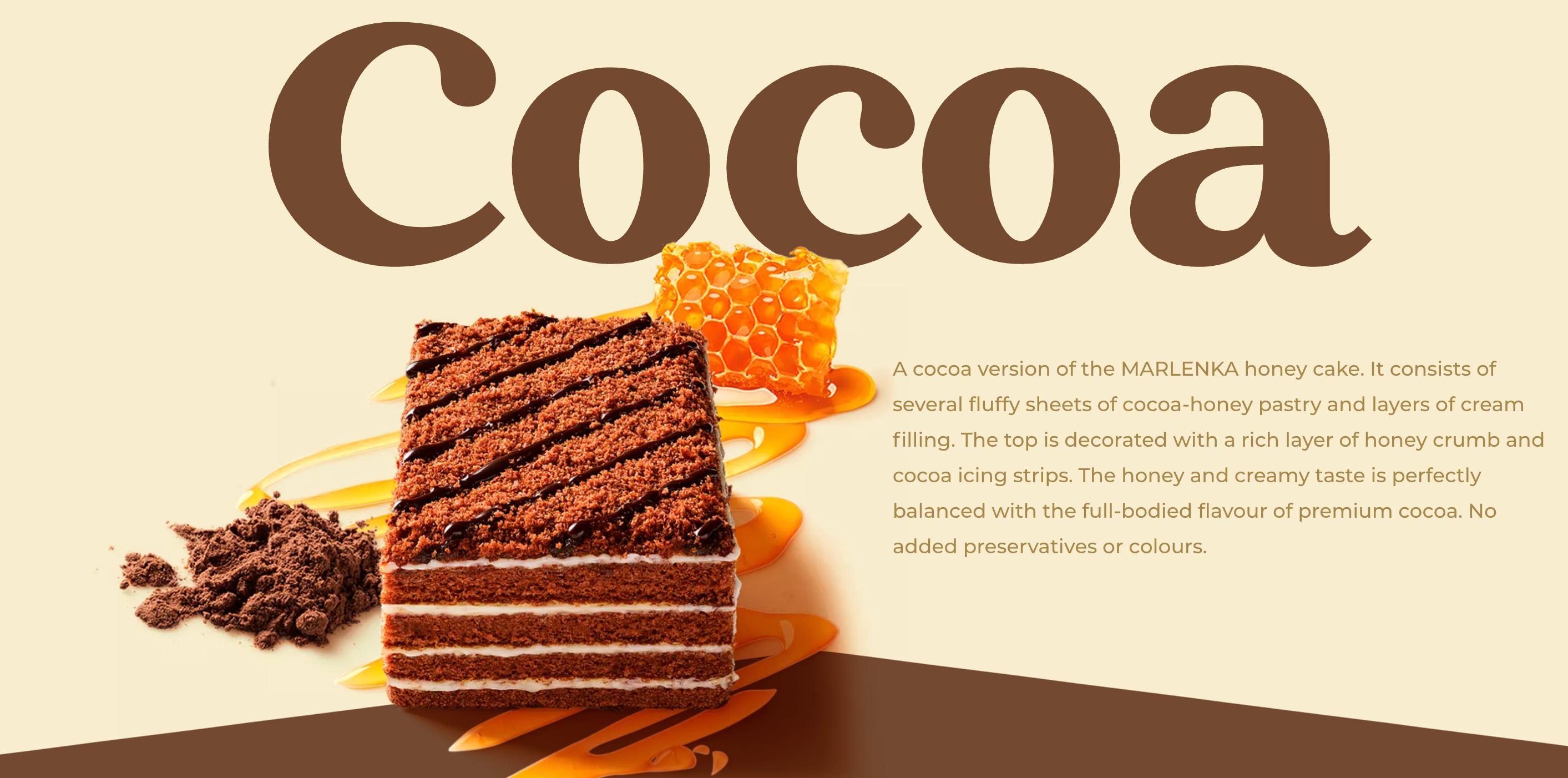 Single Size Cake Cocoa